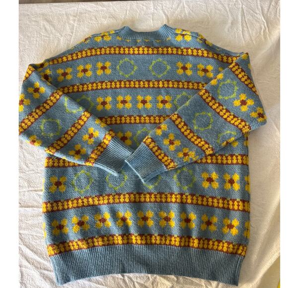 Aelfric Eden Retro Geometric Knit Sweater - Picture 3 of 6